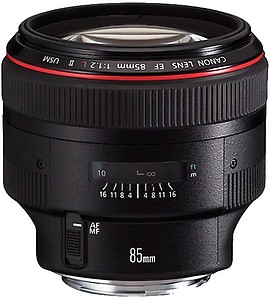 Canon EF 85mm (f/1.2 L II USM) DSLR Lens price in India.