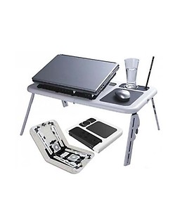 Foldable Laptop Table with 2 USB Fan price in India.