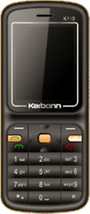 KARBONN K110i Black Dual SimIDigit Read outIVibrationIWireless FM RecordingIMemory Card SlotIMP3 PlayerI1000mAh 3 Day BatteryIPre-Embedded Games price in India.
