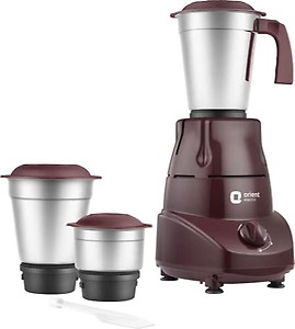 Orient Electric Bolt Super 3 jar 500W Mixer Grinder.(MGBS50C3/Cherry) price in India.
