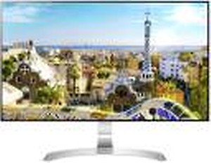 LG 69 cm (27 inches) IPS Full HD 4 Side Borderless LED Monitor - Color Calibrates,sRGB 99%, VGA, HDMI, in-Built Speakers - 27MP89HM (Silver/White) price in India.