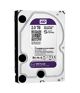 WD SATA 2 TB Surveillance Systems Internal Hard Disk Drive (HDD) (WD20PURZ) price in India.