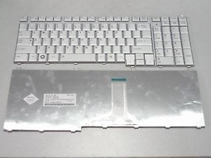 Silver Laptop Keyboard Compatible for Toshiba Satellite L350 L355 L500 L505 L583 Series price in India.