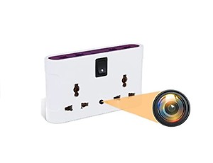 FREDI HD PLUS Spy Switch Socket WiFi Camera 1080p HD Resolution Support 64GB Memory for Indoor Home and Office Security Camera (iWFCam APP) price in India.