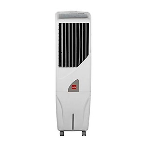 Cello Tower+ 25 Ltrs Tower Air Cooler (White) - with Remote Control price in India.