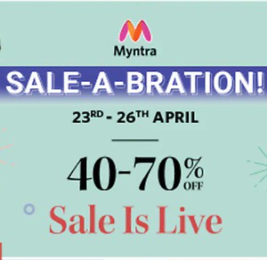 40% - 80% off on Fashion on Myntra