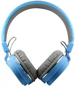 SH-12 Wireless Headphones Stretchable Foldable with Bluetooth and inbuilt Microphone and SD Card Slot(Blue) price in India.