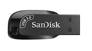 SanDisk Ultra Shift USB Flash Drive USB 3.0, 100MB/s R, 64GB price in India.