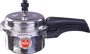 SARAL Pressure Cooker (Aluminium, Inner Lid), 1.5 liter, Silver price in India.
