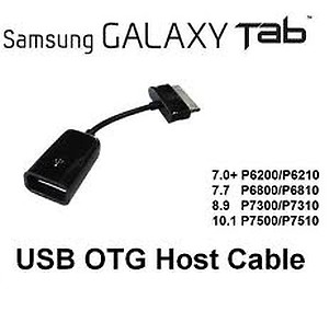 Samsung Galaxy Tab 7.7 P6800 P6810 USB Female OTG Cable Connection Kit price in India.