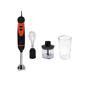 Taran Enterprise Hand Blender (Plastic) 300 watt 4 in 1 for kitchen electric chopper coffee juicer mixer vegetable price in India.