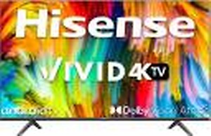Hisense 108 cm (43 inches) 4K Ultra HD Smart Certified Android LED TV 43A6GE (2021 Model)