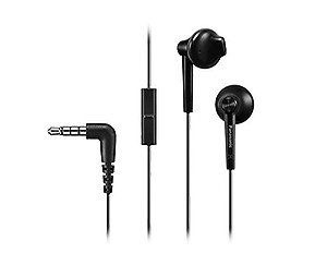 Panasonic RP-TCM50E-K Wired without Mic Headset  (Black, In the Ear) price in India.