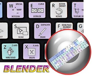 BLENDER GALAXY SERIES NEW KEYBOARD LABELS SHORTCUTS APPLE SIZE price in India.