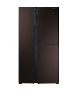 Samsung RS554NRUA9M/TL Frost-free Side-by-Side Refrigerator (591 Ltrs Wine Glass Mirror Finish) price in India.