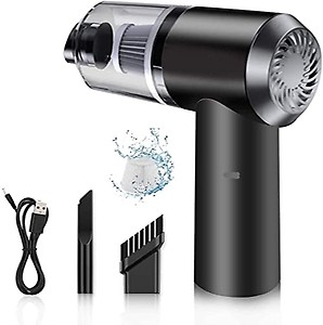 Maruti Creation 2 in 1 Handheld Vacuum Car Cleaner Air Duster Wireless Rechargeable Home Pet Hair Vacuum, Portable USB Vacuum Cleaner with LED Light for Home (120w) price in India.