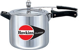 Hawkins Classic Aluminium Inner Lid Pressure Cooker, 6.5 Litre, Silver (Cl65), 6.5 Liter price in India.