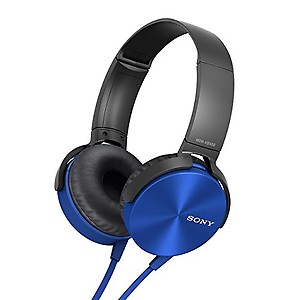 Sony Extra Bass MDR-XB450AP On-Ear Wired Headphones with Mic (Black) price in India.
