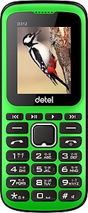 DETEL D312 Dual Sim ( 1.8 Inch Display, 1050mAh Battery ) price in India.