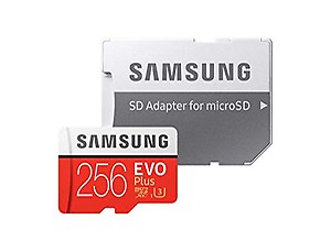 Samsung EVO Plus Class 10 U3 256GB UHS-I microSDXC