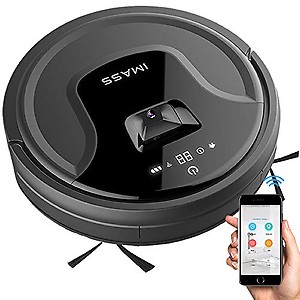 IMASS S3-VBL Robotic Vacuum Cleaner for Home, Camera Visual Mapping with Smart Memory WIFI APP Control, Visual Navigation-3D Mapping, Daily Planning Pet Hair, Care Carpet, Hardwood, Tile Floor (black) price in India.