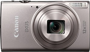 Canon IXUS 285 HS  (20.2 MP, 12x Optical Zoom, 4X Digital Zoom, Black) price in India.