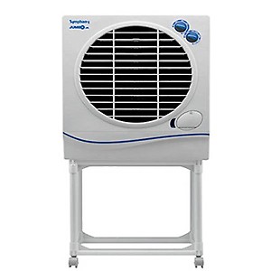 Symphony Jumbo Jr. 22-Litre Air Cooler with Trolley (White)-for Medium Room price in India.