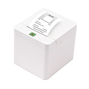 DOGOU Portable BT Label Maker Wireless 58mm Thermal Receipt Printer BT Connection Use with APP iOS Android Smartphone Adjustable Paper Width for Restaurant Supermarket Kitchen Office Small price in India.