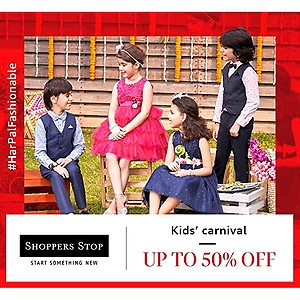 Up to 50% off on Kids Clothing