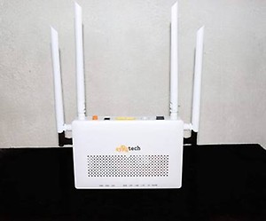 Syrotech SY-GPON1110 WDAONT 300 Mbps 4G Router  (White, Dual Band) price in India.