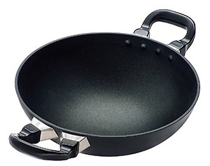Hawkins Deep-Fry Pan, (AK15) Kadhai 22 cm diameter 1.5 L capacity  (Hard Anodised) price in India.