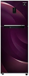 Samsung 314 L 2 Star Inverter Frost-Free Double Door Refrigerator Appliance (RT34T46324R/HL, Rythmic Twirl Red, Convertible) price in India.