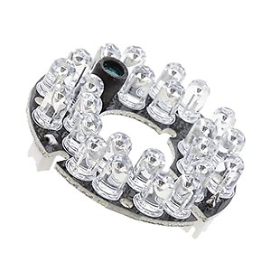 Optimuss IR 24 LED Light Board Infrared Lamp Board Module for Day Night Vision Camera Security Camera High Definition IR LED price in India.