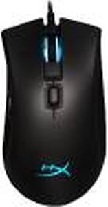 HyperX Pulsefire FPS Pro USB Gaming Mouse, Software Controlled RGB Light Effects & Macro Customization, Pixart 3389 Sensor Up to 16,000 DPI, 6 Programmable Buttons - Black (HX-MC003B) price in India.