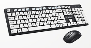 Circle Rover A7 Wireless Combo Keyboard and Mouse (White) price in India.