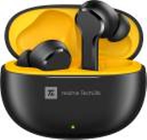 Realme Techlife T100 TWS Earbuds with 28 Hours Playback, IPX5 Water Resistance, Al Noise Cancellation for Calls, Smart Touch Controls with 1 year warranty, Punk Black(493179252) price in .