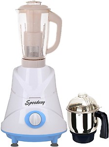 Speedway Latest Jar attachments of chutney & juicer jarType-302 New_MGJ-69 750 W Juicer Mixer Grinder (2 Jars, Multicolor) price in India.