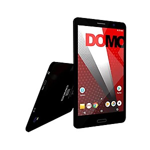 DOMO Slate SSM25 8 Inch Octa Core Tablet PC, Dual SIM 4G LTE Volte Calling, IPS LCD, DC Port, 2GB RAM, 32GB Inbuilt Storage, 512 GB Expandable Storage, with GPS, Bluetooth (Black) price in India.