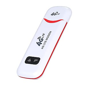 DOGOU 4G LTE USB Modem 4G Router Mobile WiFi Hotspot with SIM Card Slot 150Mbps DL 50Mbps UL Max 10 Devices Red, EU Version price in India.