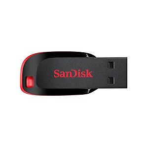 SanDisk Cruzer Blade 32GB USB 2.0 Flash Drive (SDCZ50-032G-B35, Red & Black) price in India.