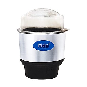 Itida Mixer Grinder Chutney jar for Bajaj Mixer Grinder, 0.4 L (Steel Black) price in India.