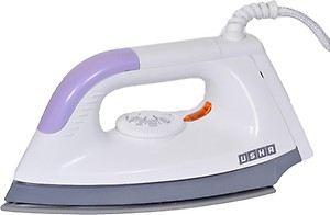 USHA EI 1602 1000 W Lightweight Dry Iron with Non-Stick Soleplate (Multi-colour) price in .