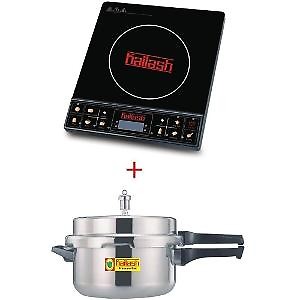 Kailash Induction Cook Top Just Press + Kailash Pressure Cooker Induction Base 3 Ltr + Kailash Tawa Induction Base 3 mm price in India.