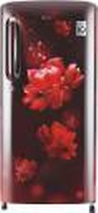 LG 190 L Direct Cool Single Door 4 Star Refrigerator(Scarlet Charm, GL-B201ASCY) price in India.