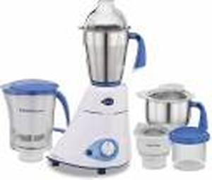 Preethi Blue Leaf Platinum MG 139 mixer grinder, 750 watt, White, 4 jars - Super Extractor juicer Jar & Storage Air-Tight Container, FBT motor with 5yr Warranty & Lifelong Free Service, Standard price in India.