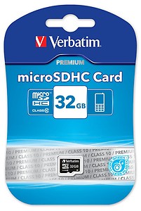Verbatim SDHC 32Gb Class10 Memory Card price in India.