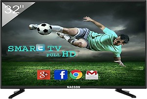 Nacson NS8016 32 inches(81.28 cm) Standard HD Ready LED TV With 1+2 Year Extended Warranty price in India.