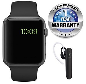 MacBerry A1 Sports Smartwatch with Camera, SIM+TF Card Slot and Bluetooth Headset(Black.A1watch+K1.Headset-391) price in India.