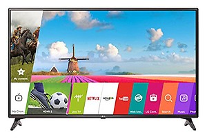 LG 108 cm (43 Inches) Full HD LED Smart TV 43LJ617T (Black) (2017 model) price in India.