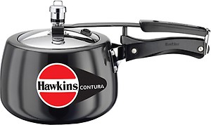 Hawkins Contura Black (CB30) 3 L Pressure Cooker  (Hard Anodized) price in India.